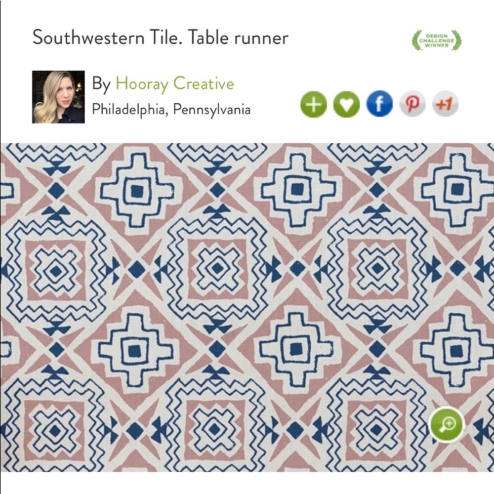 Southwestern Table Runner - Picture 2 of 5